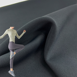 Nhiệt Micro Chải 4 Cách Căng <span class=keywords><strong>Nylon</strong></span> Polyester Màu Thoáng Khí Dày Spandex Vải Cho Thể Thao Yoga - Product Image 1