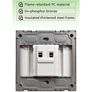 118 Type US UK EU Norme universelle de haute qualité 10A/16A 1/2/3/4 Gang interrupteur mural Durable vente directe d'usine - Product Image 5