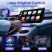 Adaptador Carplay inalámbrico OEM ODM, conexión automática, dongle de juego de coche inteligente con cable e inalámbrico, para iPhone de Apple, con conexión automática de dos a dos, a la vez