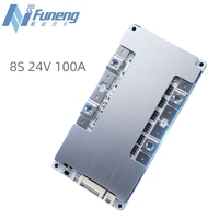 Carte de circuit imprimé BMS FN LifePO4 4S-24S 12V-72V 120A pour batterie lithium 18650 LFP 3.2V, système BMS pour cellules LifePO4 FN 16S 48V 100A