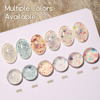 XEIJAYI Nouveau Vernis à Ongles Gel Cyber Rouge Yaourt Blanc Oreo 15ml Paillettes Blanches Crémeuses UV Style Français CPNP