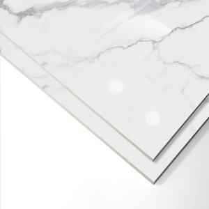 Carreaux de sol en porcelaine de luxe effet marbre blanc 600x600, importés de Dubaï, double vitrage, Piso Porcelanato, carreaux de sol vitrifiés émaillés - Product Image 4