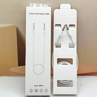 Câble audio auxiliaire de voiture 3,5 mm de haute qualité, mâle-femelle, coloré, en nylon tressé, avec blindage combiné torsadé