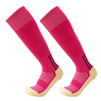 Chaussettes de football antidérapantes de haute qualité OEM pour hommes et femmes, chaussettes de compression vertes pour le football, chaussettes de football jusqu'au genou