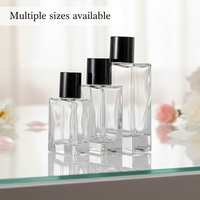 Flacon pulvérisateur de parfum carré en verre haut de gamme, vide, à baïonnette, 15 ml, avec pompe, couleur personnalisée, diffuseur à bâtonnets – Vente directe usine