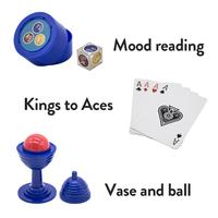 Kit de magie pour enfants Pason avec 25 tours faciles à réaliser, meilleur cadeau pour les enfants de 5 à 14 ans et plus, comprend des jeux de magie en plastique et des instructions sur DVD