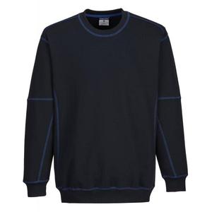 PORTWEST - B318NRRL Sweat-shirt essentiel deux tons bleu marine/bleu royal-EAN 5036108359301 WORK HOODIES - Product Image 1