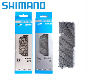 Chaîne de vélo de montagne Shimano 9/10 vitesses HG53 HG54 112 maillons 116 maillons chaîne de vélo de route argentée pièces de vélo chaînes - Product Image 2