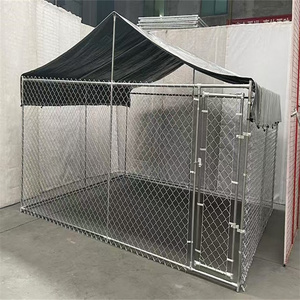 Galvanized Welded <strong>Outdoor</strong> Large <strong>Dog</strong> <strong>Kennel</strong> With Secure Lock - Product Image 1