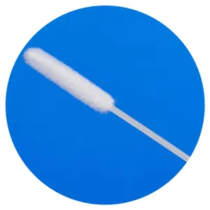 Üretici iClean taşıma steril tek kullanımlık Oral burun floke edilmiş Swab