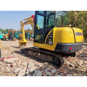 Excavatrice sur chenilles hydraulique Komatsu PC56-7 d'occasion, 5,3 tonnes, état d'origine, à vendre - Product Image 2