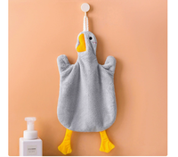 Serviette de toilette rectangulaire en polyester pour enfants, séchage rapide, épaisse et absorbante, à suspendre, pour usage domestique