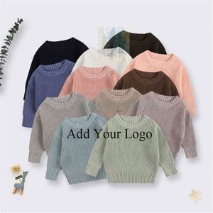 Vendita per tenere in caldo vestiti da ragazza oversize in maglia di cotone a maglia maglia maglione per <span class=keywords><strong>neonato</strong></span> maglione Pullover per bambini maglione per bambini - Product Image 3