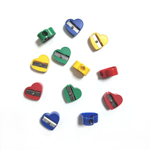 Taille Mini Pas Cher 663 Taille-crayon Cœur pour Enfant 4 Couleurs Assorties Boîte Emballée Taille-crayon en Forme de Cœur Fournitures Scolaires - Product Image 6