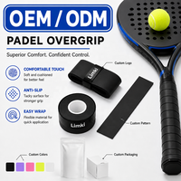 Sangle de poignée de raquette de padel en PU absorbant la transpiration, adhérence équilibrée, antidérapante, amortie et extensible pour le padel