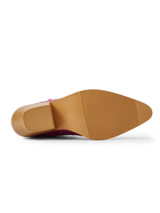 רטוב 2025 oem נשי הבוקרת מגפיים עדינים חושני צבעוני rhinestone מערב הברך-מגפיים גבוהים מט לבן - Product Image 6