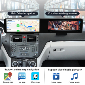 Reproductor Multimedia para Auto con Pantalla Dual Android, Resolución 2400x900, CarPlay Inalámbrico y Android Auto para Mercedes Benz Clase C/GLC/W204 - Product Image 5