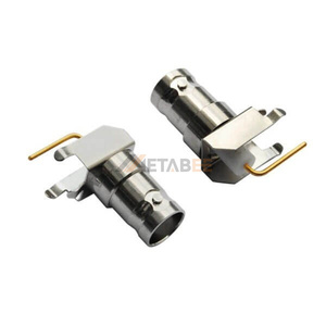 <span class=keywords><strong>Connecteur</strong></span> BNC femelle à angle droit pour montage sur circuit imprimé, 50 ohms, DC-4 GHz, traversant, prise coaxiale Q9 - Product Image 6