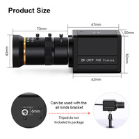 8MP 5-50mm CS MF 10x Caméra Varifocale Optique 5600 Imx415 Mini Caméra USB 4K 3840x2160 30fps Vision Industrielle CMOS UVC SDK