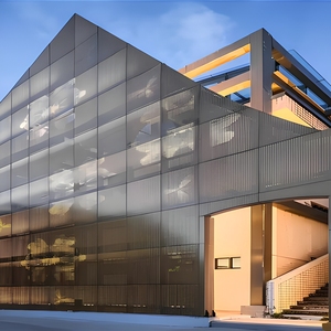 Panneau de façade en aluminium perforé moderne, revêtement mural personnalisé, épaisseur sur mesure pour l'extérieur des bâtiments commerciaux - Product Image 6