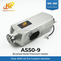 OkyRie AS50-9 5KW Dizel Hava Isıtıcı Alüminyum Gövdeli Tam Aksesuarlı 444526cm Kartonlu Araç Isıtması İçin