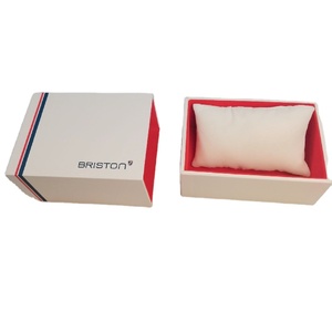 Cajas de Reloj de Cartón Reciclable Ecológicas Blancas, Caja Individual para Reloj con Cajón, Caja de Regalo - Product Image 1