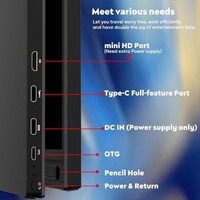 Vente directe d'usine Moniteur portable IPS HD de 15,6 pouces avec une luminosité de 300 nits