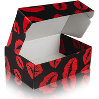 Emballage personnalisé pour vêtements, boîte en carton pour abonnement cadeau, emballage postal, boîte pliante en carton ondulé pour l'expédition