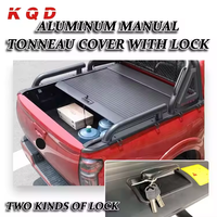 Accessoires pour camion de la marque KQD, couvre-caisse rigide manuel imperméable, couvre-caisse manuel rétractable en aluminium pour Toyota Hiluxh Lock