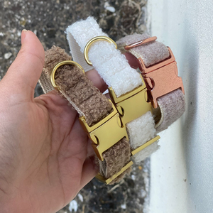 <span class=keywords><strong>Collar</strong></span> de felpa de perro mascota personalizado de alta calidad de lujo collares de gato suave con personalidad - Product Image 1