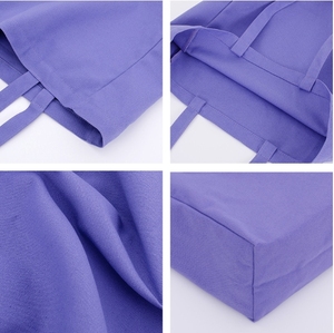 Custom Heavy Duty <b>Large</b> Cotton <b>Tote</b> <b>Bag</b> <b>with</b> Core Spun Handles for Corporate Trade Show Giveaways Bulk Wholesale - Product Image 3