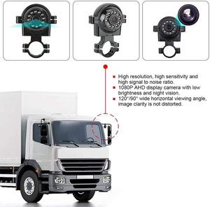 Araba güvenlik sistemi 1080p 2MP HD Video dijital IP69 su geçirmez Logo özelleştirilmiş araba kamera - Product Image 4