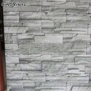 SINOVINYL Premium sıcak PVC Film ahşap görünüm duvar kağıdı kağıt duvar kağıtları banyo dekorasyon filmi kendinden yapışkanlı vinil Modern