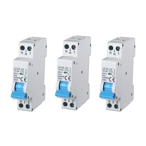 Gloca Jx30สวิตช์แม่เหล็กอัตโนมัติ, 1P + N 10A 250V C10ราง DIN วงจรเบรกเกอร์สำหรับป้องกันไฟฟ้า - Product Image 1