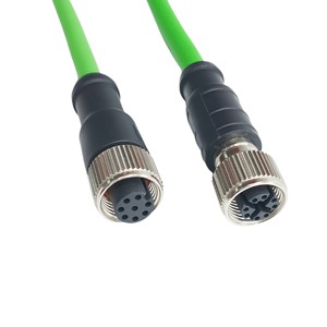 Conector Hembra Tipo A/X de 8 Núcleos XINYING, Blindado, M12 RJ45, Cableado Rápido, Terminal IP67 Impermeable de PVC CAT6E, 0.3M-5M, para Automóvil - Product Image 4