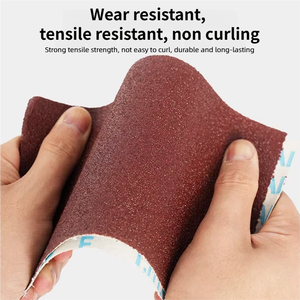 Rotoli di Tessuto Abrasivo a Strappo Larghi 100mm per Lucidatura di Metallo/Legno - Modelli JB-5, A6-0, AA600, JJ13 Disponibili - Product Image 5