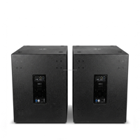 Subwoofer actif Power Sound de 19 pouces, 1600 W RMS, 138 dB, avec DSP FIR allemand, pour concerts et DJ