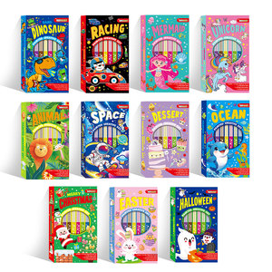Nuevo Diseño, Libro <span class=keywords><strong>de</strong></span> Colorear <span class=keywords><strong>de</strong></span> Papel <span class=keywords><strong>para</strong></span> <span class=keywords><strong>Niños</strong></span>, Juego <span class=keywords><strong>de</strong></span> Dibujo con Bolígrafo, Pegatinas, Tablero <span class=keywords><strong>de</strong></span> Pintura Magnético <span class=keywords><strong>de</strong></span> Dinosaurios <span class=keywords><strong>para</strong></span> <span class=keywords><strong>Niños</strong></span> - Product Image 6