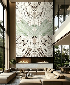 แผ่น<span class=keywords><strong>หิน</strong></span>เผาขนาดใหญ่หรูหรา ออกแบบได้ตามต้องการ สำหรับตกแต่งภายในบ้านพักตากอากาศ ฉากหลังทีวี ตกแต่งบ้าน โรงแรม แผ่นพอร์ซเลนขนาดใหญ่ - Product Image 1