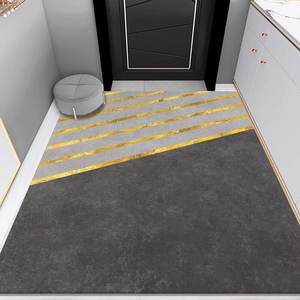 <span class=keywords><strong>Tapis</strong></span> de porte avec logo antidérapant <span class=keywords><strong>au</strong></span> design géométrique moderne imprimé personnalisé Ensemble de <span class=keywords><strong>tapis</strong></span> en polyester pour l'extérieur fabriqués à la machine - Product Image 2