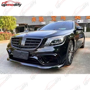 Kit de carrosserie de remplacement d'usine pour transformer une ancienne Mercedes Classe S W222 (2014-2017) en nouvelle version 2018 S63 B700 - Ensemble de pare-chocs - Product Image 4