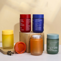 Bouteilles diffuseurs vides de 160 ml, flacon en verre de luxe pour pilules, bouteille en verre pour huiles essentielles pour les soins de la peau