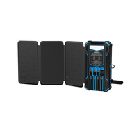 30000mAh Solar Power Bank Centrale électrique étanche avec câbles intégrés pour téléphones portables Chargeur solaire 20000mAh