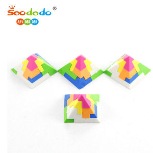 Câu đố kim tự tháp soododo bán buôn thiết kế mới sáng tạo sản phẩm khuyến mãi 3D đồ chơi hình bút chì tẩy - Product Image 5