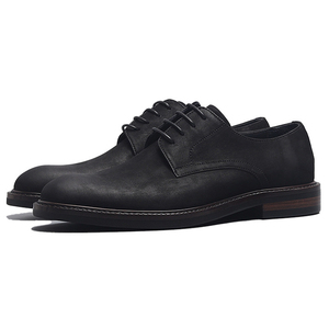 <span class=keywords><strong>Scarpe</strong></span> Derby in pelle scamosciata per <span class=keywords><strong>uomo</strong></span> <span class=keywords><strong>scarpe</strong></span> eleganti Vintage traspiranti resistenti all'usura fatte a mano da ufficio marrone scuro - Product Image 2