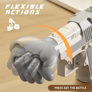 Jeu de société de bureau personnalisé avec logo, jouet de décompression original, pistolet de devinettes, accessoires pour fêtes de famille et clubs, Pierre, Papier, Ciseaux, Pistolet, pour enfants et adultes - Product Image 4