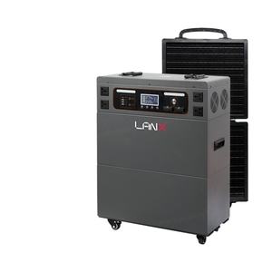 Vente en gros Couleur personnalisée LiFePO4 Stockage de l'énergie 5000W Système d'énergie solaire Fer Maison Centre commercial extérieur Centrale solaire - Product Image 1