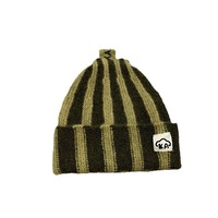 Vente en gros de bonnets de protection des oreilles chauds à la mode et à motifs rayés pour enfants bonnets en tricot tout-en-un décontractés pour l'extérieur