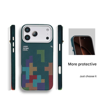 Nouvelles coques de téléphone magnétiques fines en fibre de carbone texturée pour iPhone 17 Pro Max 16 15 14 – Coque arrière antichoc en PC rigide