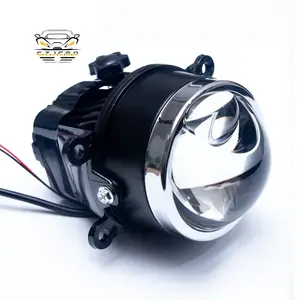 48W Auto Lighting System 6500K Integrated Car LED Laser Fog Lamp Bi LED Projector Lens For Universal Cars